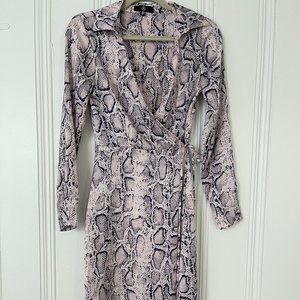 Animal Print Dress Missguided